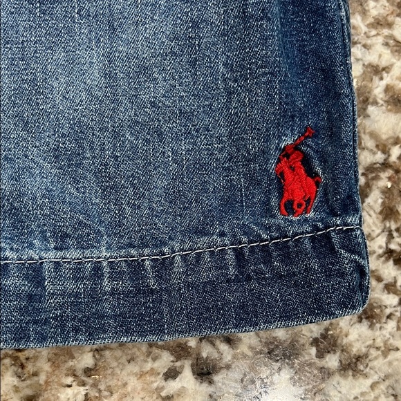 Boy’s Shorts Polo by Ralph Lauren Kids Blue Denim - Picture 4 of 9
